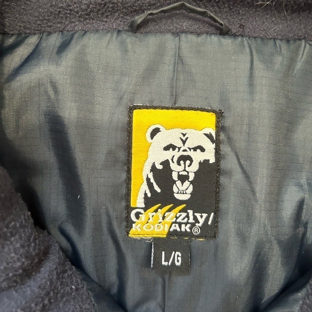 Grizzly Kodiak Men’s Puffer Vest Blue - Large - Picture 2 of 3